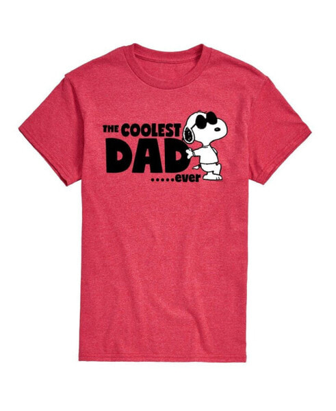 Hybrid Apparel Peanuts Dad Mens Short Sleeve Tee