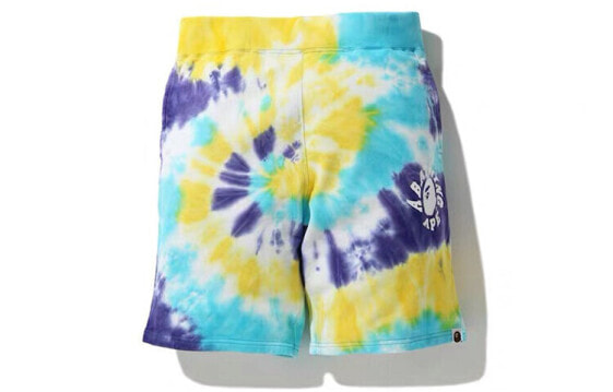 BAPE Tie Dye Sweat Shorts 扎染休闲短裤 男女同款 / Шорты BAPE Tie Dye Sweat Shorts 1G20-153-002