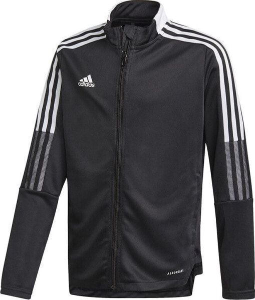 Детская спортивная толстовка Adidas Bluza TIRO 21 Track Jacket Junior GM7314, черный 128 см