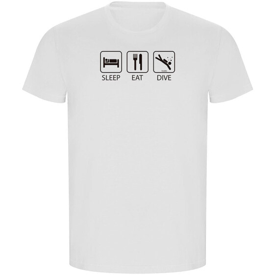 KRUSKIS Sleep Eat And Dive ECO short sleeve T-shirt
