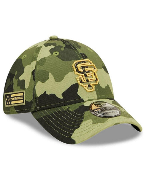 Men's Camo San Francisco Giants 2022 Armed Forces Day 39THIRTY Flex Hat