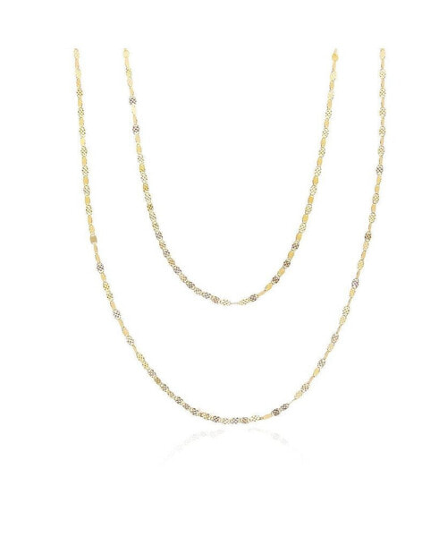 Sparkle Chain Necklace 14K Gold