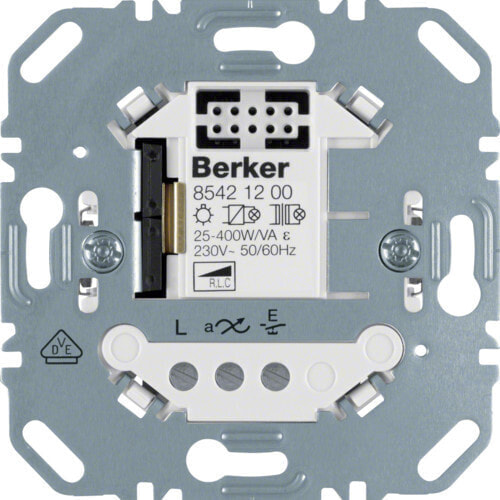 Berker 85421200 - Dimmer - Mountable - Metallic - Metal,Plastic - 230 V - 25 VA
