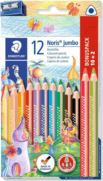 Staedtler Buntstift Noris jumbo 10+2