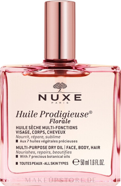 Trockenes Körperöl mit 7 pflanzlichen Ölen - Nuxe Huile Prodigieuse Florale Multi-Purpose Dry Oil 50 ml