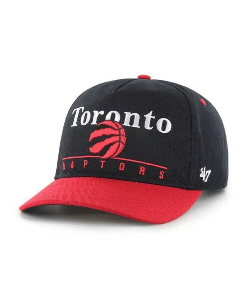 Men's Black, Red Toronto Raptors Super Hitch Adjustable Hat