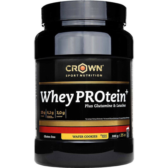 Специальная смесь протеина CROWN SPORT NUTRITION Whey PROtein+ с вафельными печеньем порошок 848г