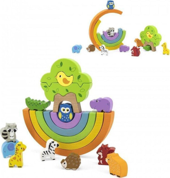 Развивающая игрушка Viga Toys Tęcza Układanka Klocki Kreatywne Montessori