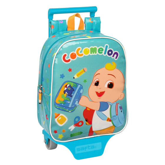 Школьный рюкзак с колесиками CoComelon Back to class Синий