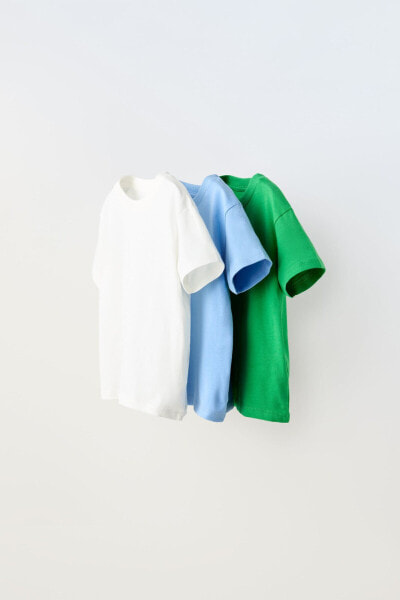 3-pack of plain t-shirts
