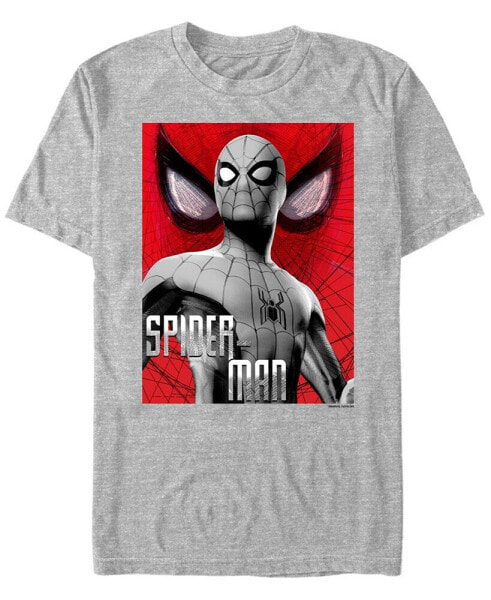 Marvel Men's Spider-Man Far From Home Portrait Poster, Short Sleeve T-shirt
