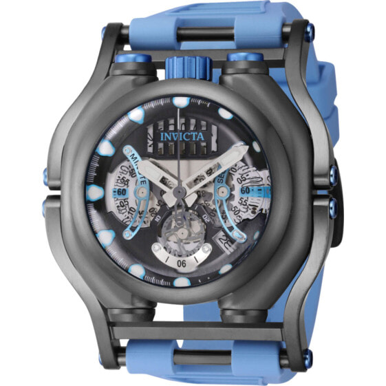 Invicta 41715 Men's Sea Hunter Grey Dial Chronograph Strap Watch BLUE