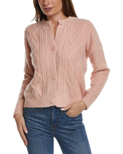 Madison Miles Button Front Cardigan Women's Pink S/M