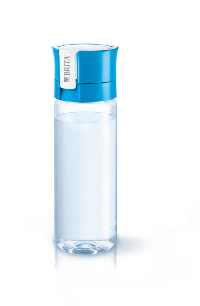 BRITA Fill&Go Bottle Filtr Blue, Water filtration bottle, 0.6 L, Blue, Transparent