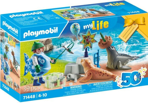Игровой набор фигурки животных Playmobil Tierfütterung