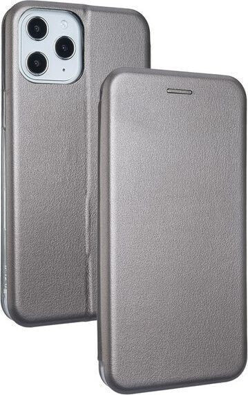 Etui Book Magnetic iPhone 12 6,7" Pro Max stalowy/steel