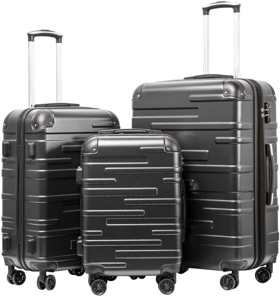 Чемодан COOLIFE Luggage Expandable 3 Piece Set Spinner.