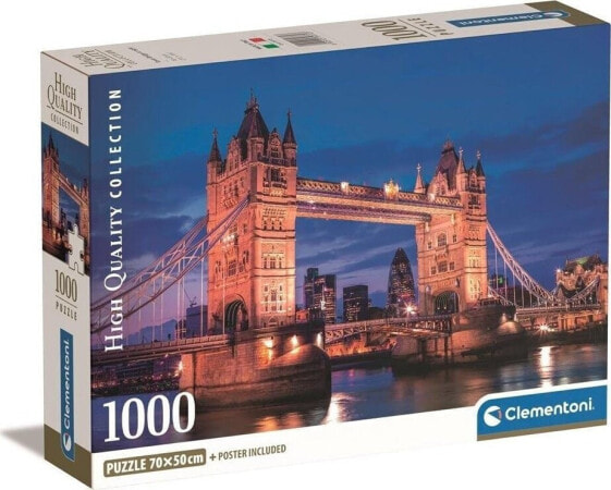 Clementoni CLE puzzle 1000 Compact Bridge At Night 39772