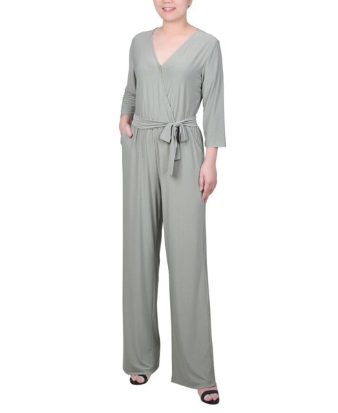 Комбинезон NY Collection Belted Jumpsuit