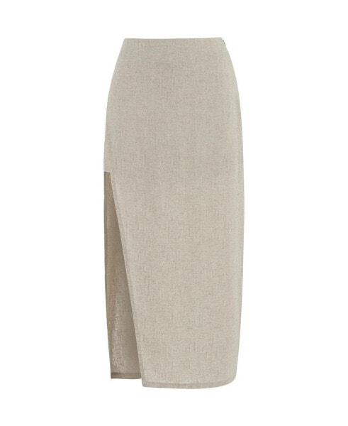 Women's Pencil Skirt with Slit