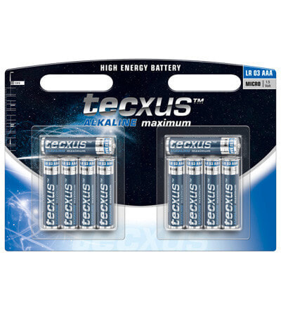 Одноразовая батарейка AAA Tecxus LR03 10-BL - щелочная - 1,5 В - 10 шт. - 1200 мАч