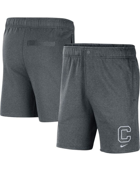 Men's Gray Clemson Tigers Fleece Shorts