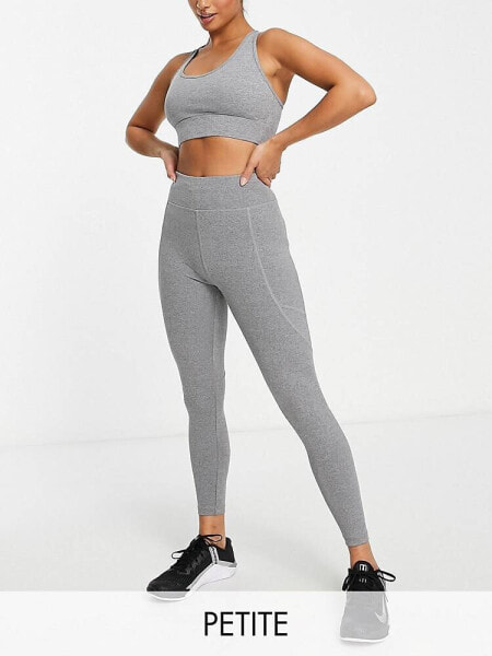 ASOS 4505 Petite Icon run tie waist legging with pocket 