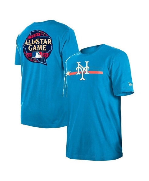 Men's Blue New York Mets 2024 MLB All-Star Game Hat Hookup T-Shirt