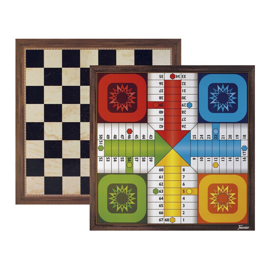 Настольная игра для компании Fournier FOURNIER Parking Board For 4 Players And Chess 40X40 Cm