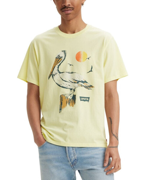 Men's Relaxed-Fit Pelican Graphic T-Shirt