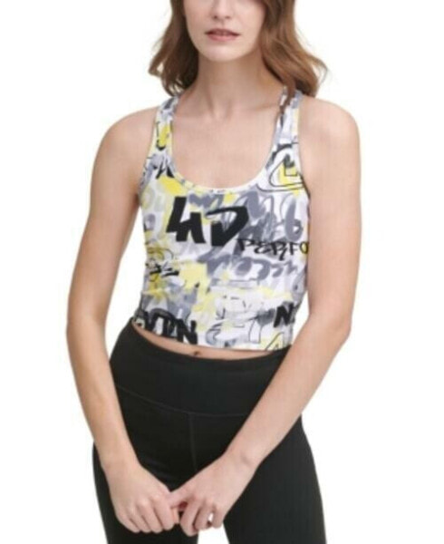 Calvin Klein Performance 275964 Racerback Cropped Tank Top Size Medium women's