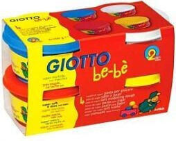Пластилин GIOTTO Ciastolina Be-be 4 цвета