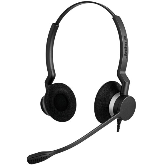 Jabra Biz 2300 QD Duo - Headset - Head-band - Office/Call center - Black - Binaural - 1.075 m