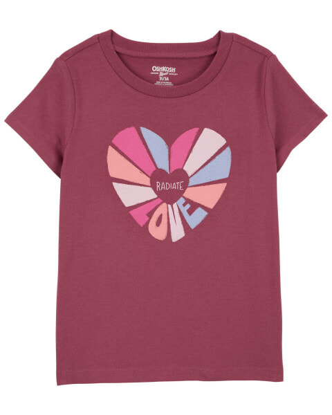 Toddler Radiate Love Graphic Tee 2T