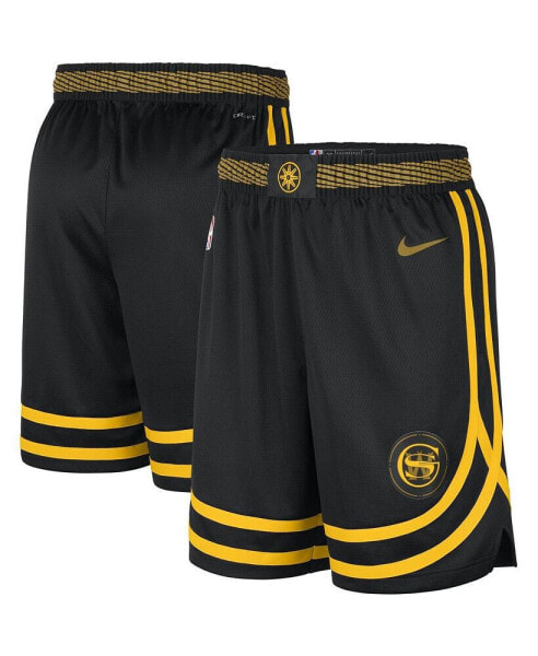 Men's Black Golden State Warriors 2023/24 City Edition Swingman Shorts