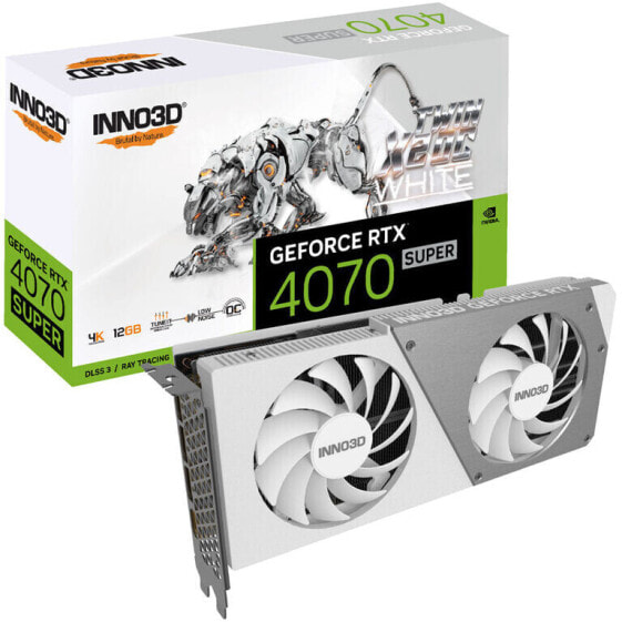 INNO3D GeForce RTX 4070 Super Twin X2 OC White, 12288 MB GDDR6X