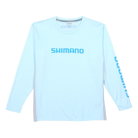 Shimano Long Sleeve Tech Tee Color - Articblu Size - SM (ATEEVAPLSSBL) Fishing