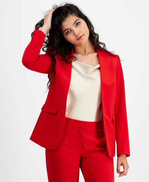 Women's Collarless Open-Front Blazer, Created for Macy's