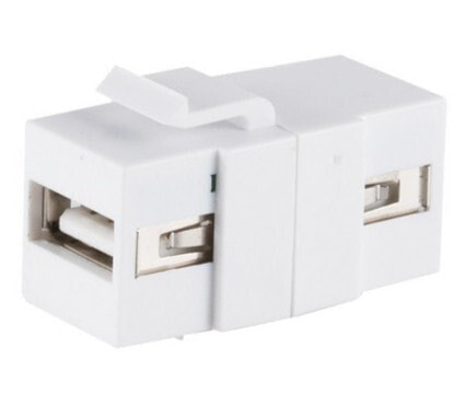 ShiverPeaks Basic-S - Flat - White - USB A - USB A - Female - Female