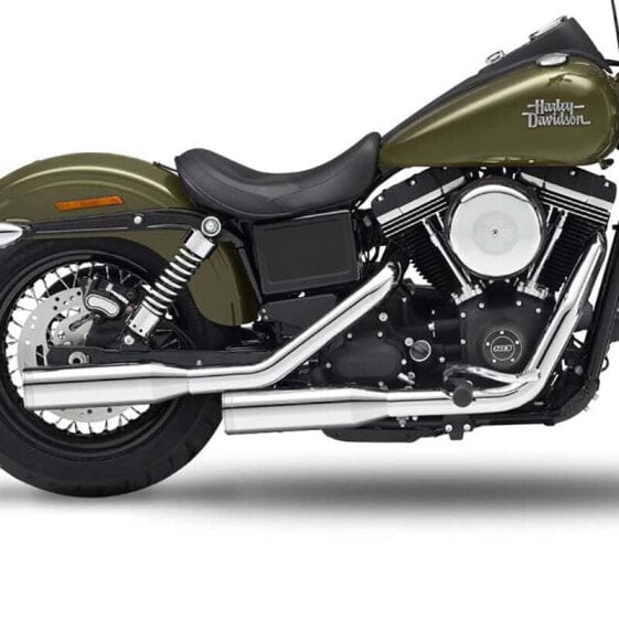 KESSTECH ESM3 2-2 Harley Davidson FXDB 1690 Dyna Street Bob Ref:130-2132-715 not homologated slip on muffler