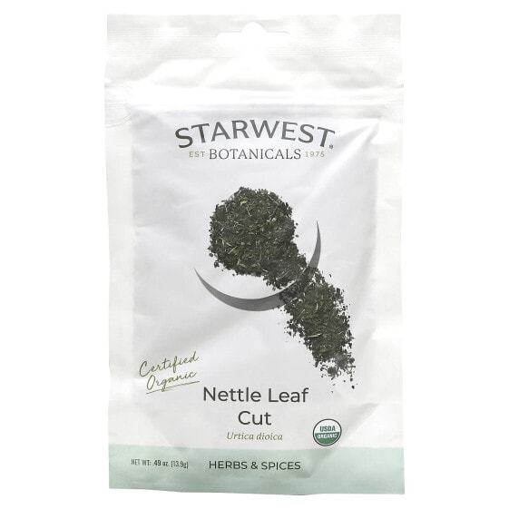 Травяной чай Nettle Leaf Cut, 0.49 унции (13.9 г) Starwest Botanicals