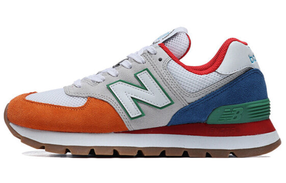 New Balance NB 574 低帮 跑步鞋 男女同款 桔红白 / Кроссовки New Balance NB 574 ML574DRU