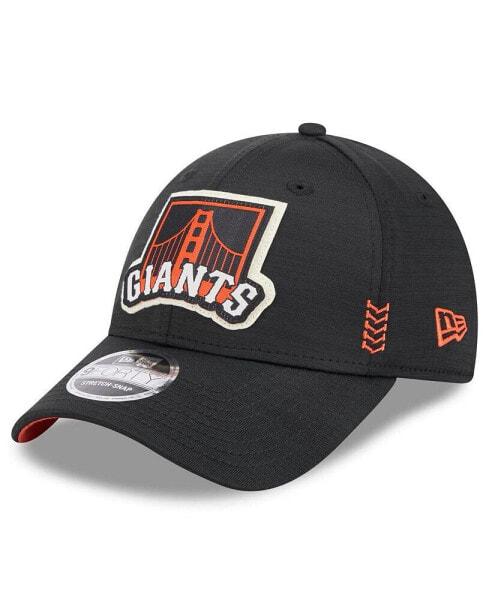 Men's Black San Francisco Giants 2024 Clubhouse 9FORTY Adjustable Hat