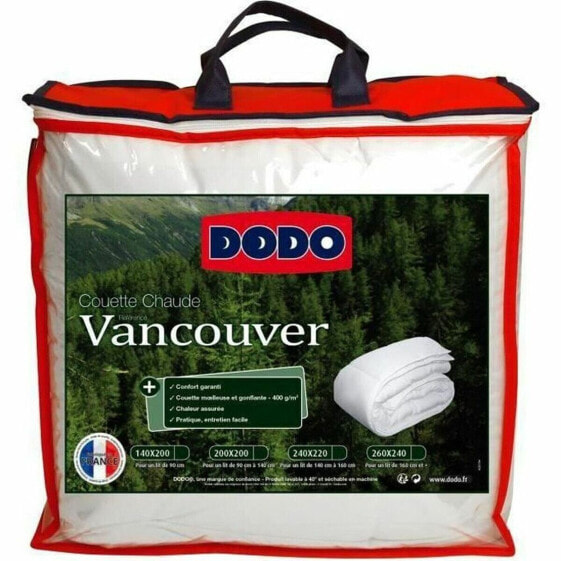 Белое домашнее одеяло Dodo Vancouver 400 г/м² 200 х 200 см Scandinavia