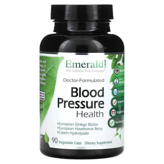 Препарат для здоровья сердечно-сосудистой системы Emerald Laboratories Blood Pressure Health, 90 Желатиновых Капсул