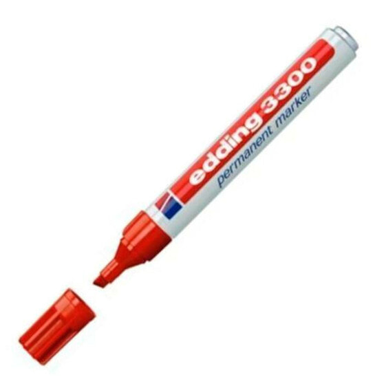 Постоянный маркер Edding 3000-02 Красный Rojo/Blanco