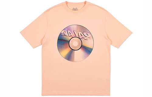 PALACE CD T-Shirt Peach 字母光盘印花短袖T恤 男女同款 粉色 送礼推荐 / Футболка PALACE CD T-Shirt Peach T PAL-SS18-021