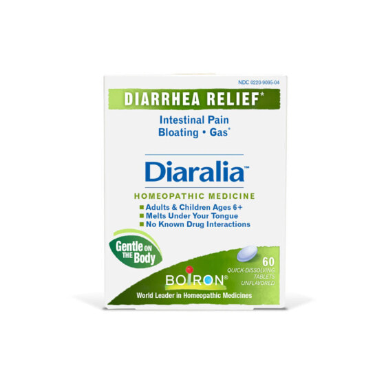 Boiron Diarrhea Relief Unflavored Гомеопатическое средство при диарее и вздутии 60 быстрорастворимых таблеток