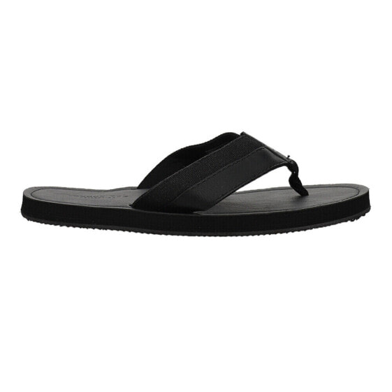 London Fog Trevon Flip Flops Mens Black Casual Sandals CL30381M-B