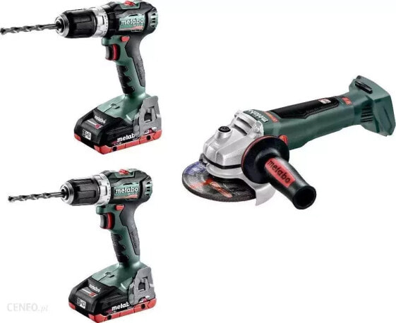 Metabo.stad Combo 18V (WB 18LTX BL +BS 18 L +SB 18 L) 2x5,2AH 4x2,0AH